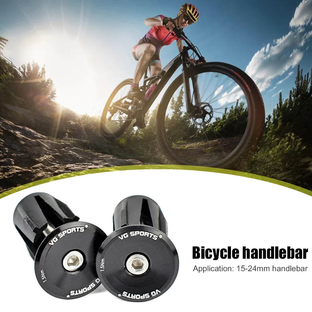 Bicycle Handlebar Grips Accessories Handlebar Cap End Plugs MTB Bike Handlebar Stopper Bar End Plug Mountain Grip End Cap Cycling