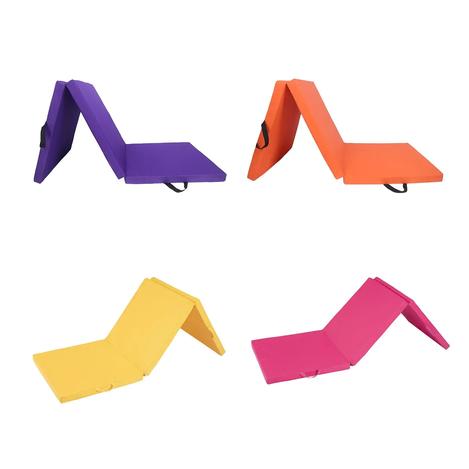 Tri Fold Folding Exercise Mat Yoga Mat Gym Yoga Pad for Fitness Outdoor Yoga Mat