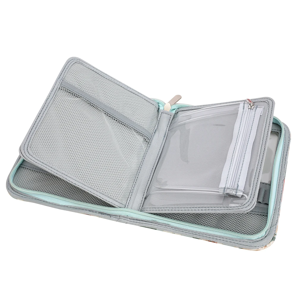 고급스러운 휴대용 뜨개질 도구 주최자, 크로 셰 뜨개질 주최자, 크로 셰 뜨개질 크로 셰 뜨개질 바느질 액세서리 도구 가방..