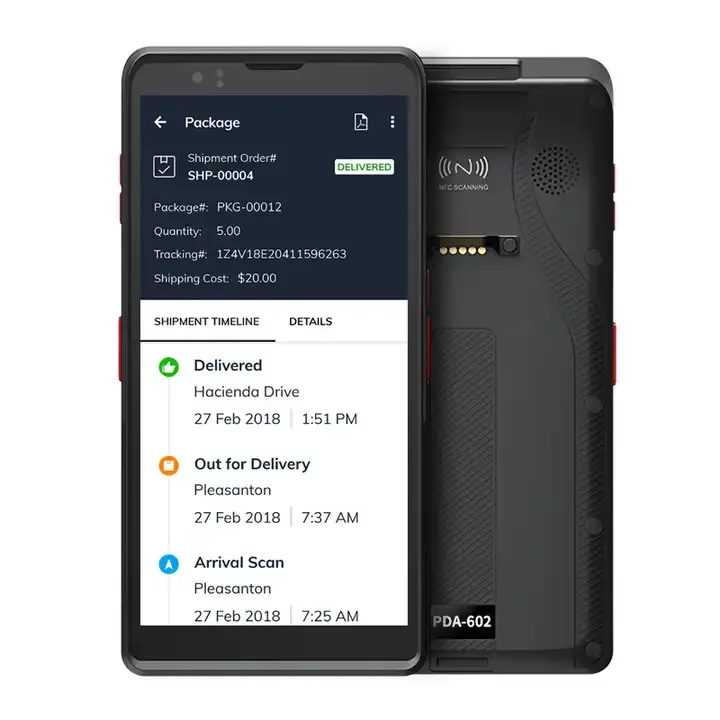 

2023 Android 12.0 4G Rugged Wireless Handheld PDA 2D Barcode Scanner Inventory Mobile Data Terminal with Charging Cradle