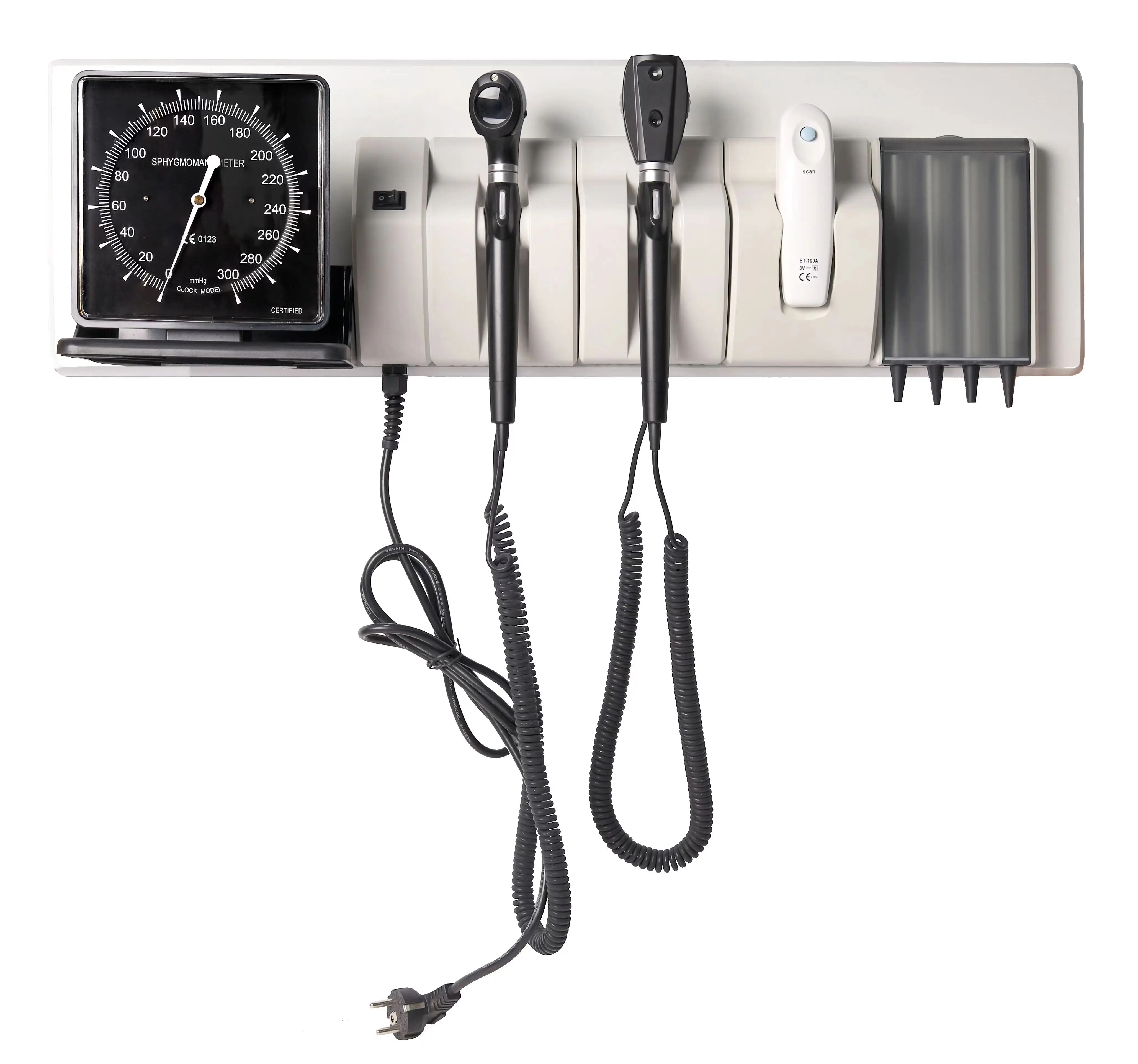 

SZMIQU Sphygmomanometer wall hanging integrated digital diagnosis and panoptic treatment system Ophthalmoscope otoscope ent kit
