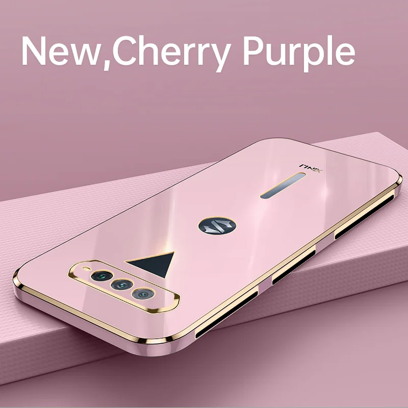 Luxurious Golden Edge Liquid Silicone Shockproof Phone Case - Soft TPU Cover