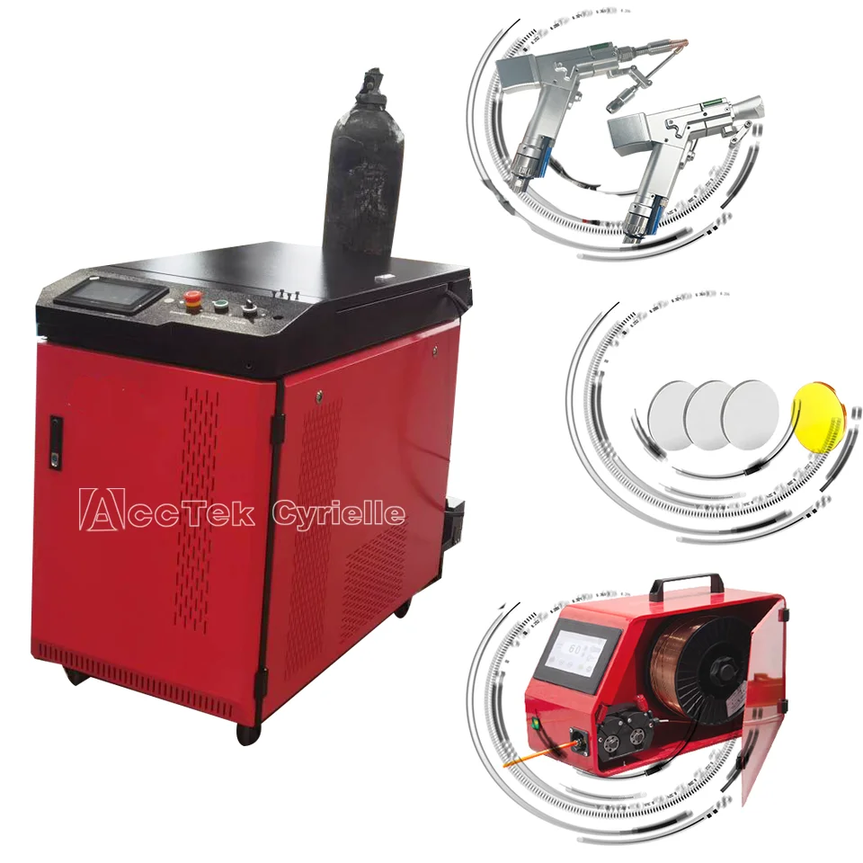 Soldadora laser Optical Laser Welding Machine Portable Handheld Fibra Lazer  Welder 1KW 1500W