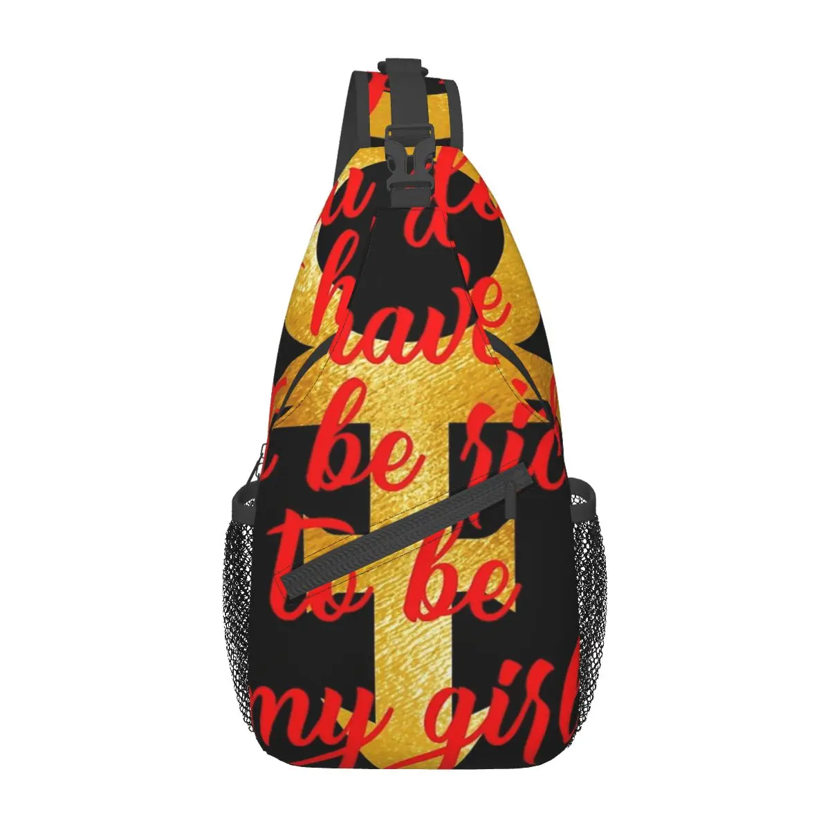 

You Don't Have To Be Rich! Chest Bag Trendy Portable Out Cross chest bag Customizable