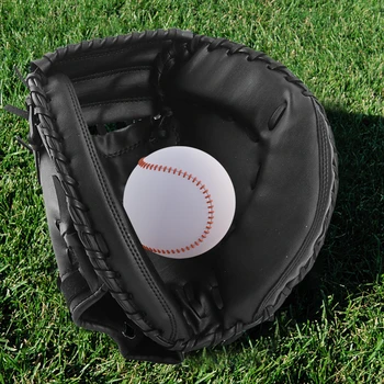 Beginner Play Training Baseball Glove Wear-resistant Baseball Softball Catcher Baseball Fielding Glove for Youth Adults Practice 1