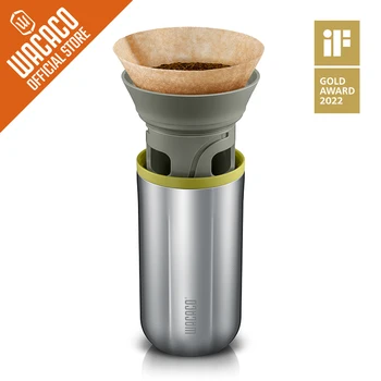 High-quality portable coffee grinder with durable stainless steel body, perfect for fresh coffee beans grinding on the go, designed with precision for coffee lovers and enthusiasts.