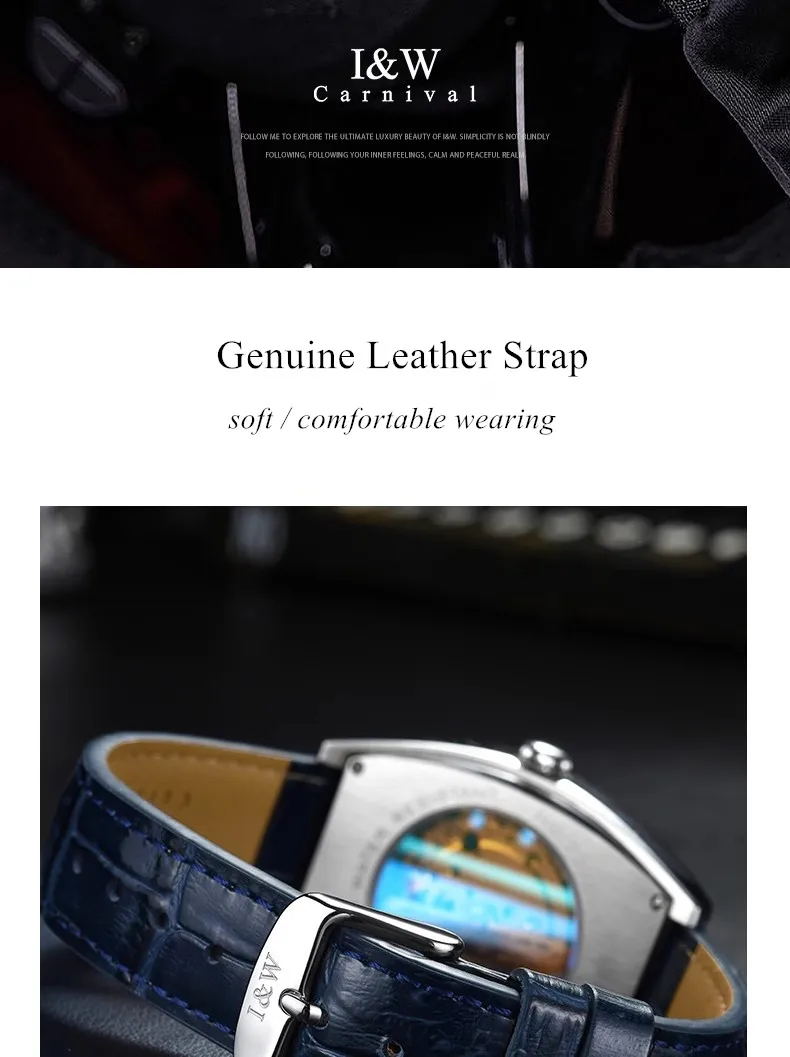 CARNIVAL I&W Mechanical Business Watches For Men Brand Luxury Automatic MIYOTA Movement Wristwatches Waterproof Man Reloj Hombre_voghion.com