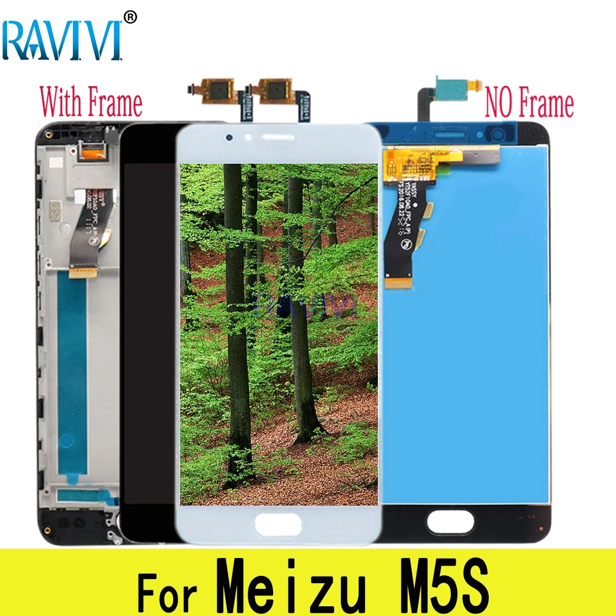 

5.2" M5S LCD For MEIZU M5S LCD Display M612H M612M Touch Screen Digitizer Assembly Replacement For MEIZU M5S