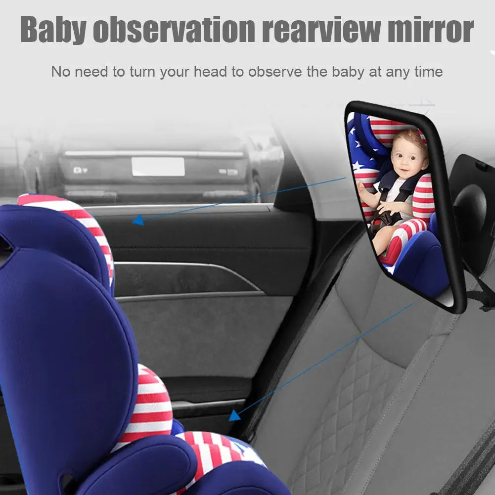 

Adjustable Car Rear Seat View Mirror Child Seat Car Car Baby Monitor Safety Styling Interior Mirror Safety K0O3