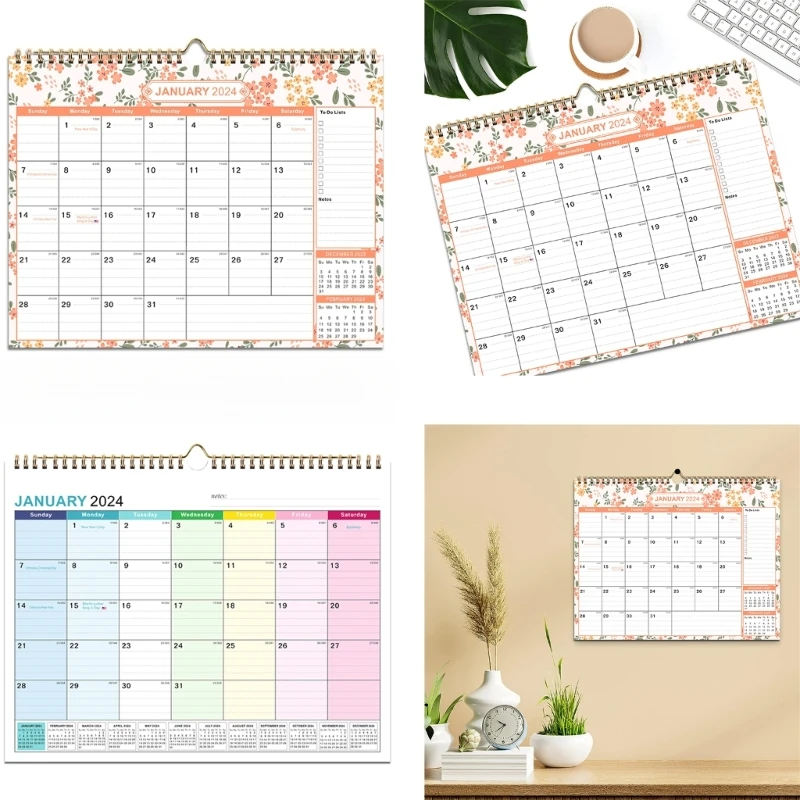 

2024-2025 Monthly Wall Calendar Planner from 01. 2024-06. 2025 for Home Office