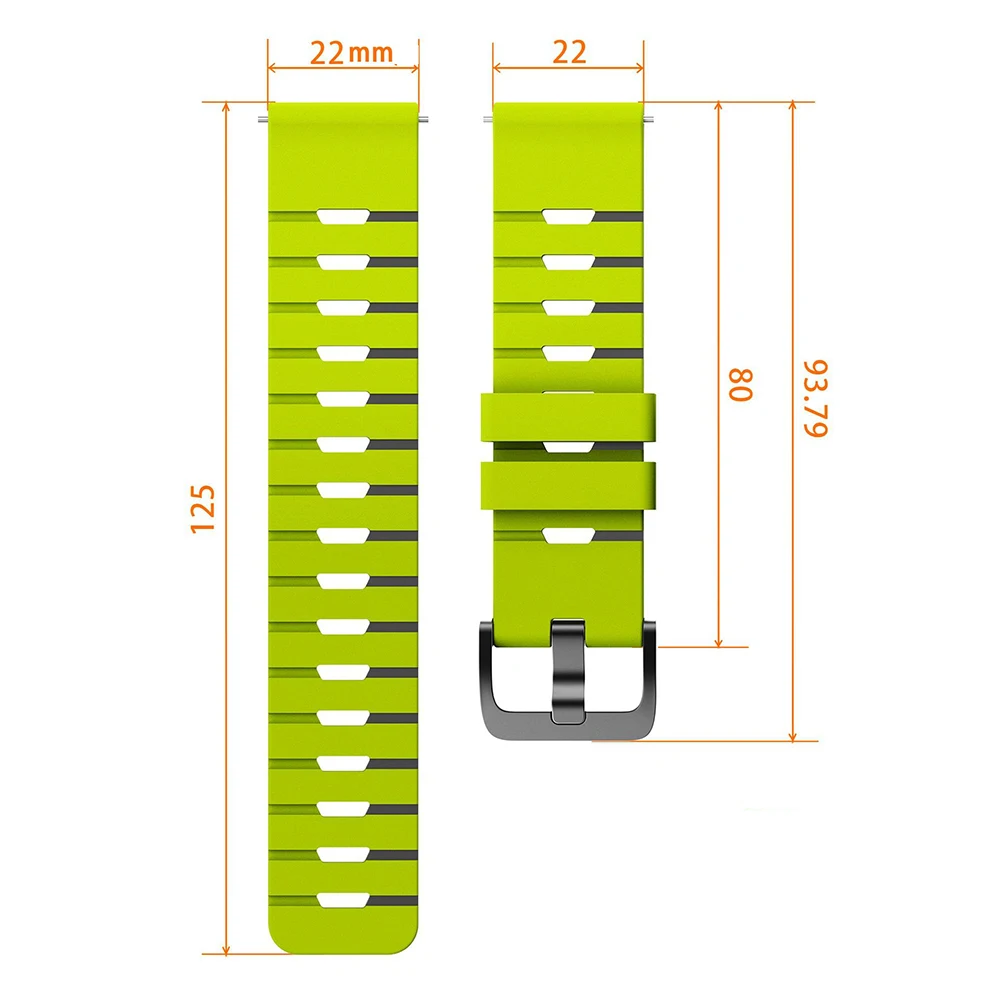 Premium Silicone Watch Band - Versatile and Comfortable Design