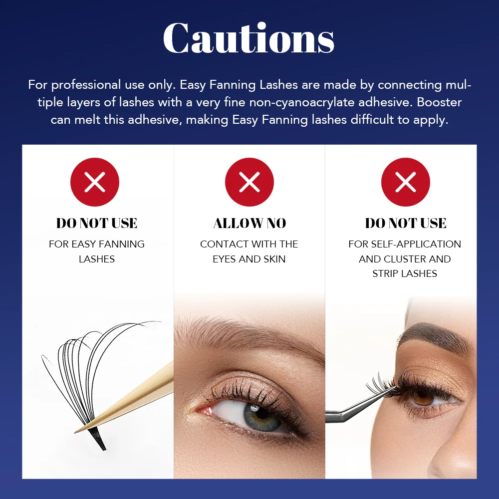 Gollee 0.5s Long Retension Glue Eyelash Extension 6ml Glue Booster Acceletor Glue Dry Fast Bonder Lash Extension bond Waterproof 6