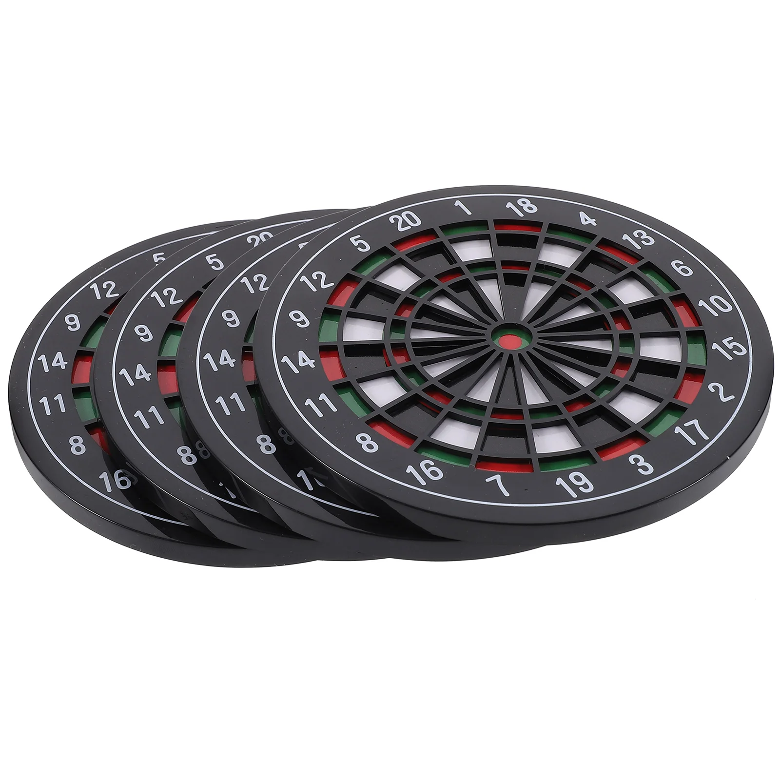 

4 Pcs Dart Board Drink Mat Dartboard Cup Pads Car Coasters Placemat for Drinks Mats Decor