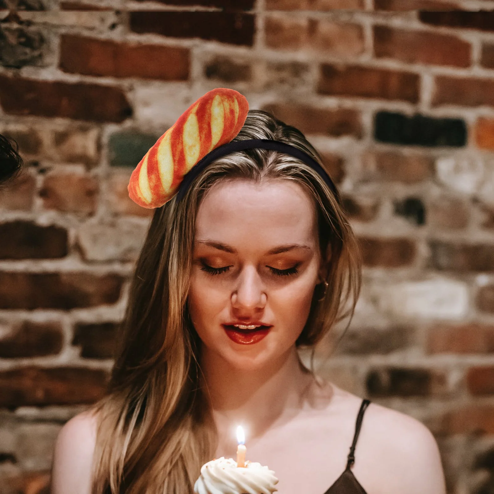 Imitation Food Headband Costume Party Bread Hair Hoops Photo Props For Booth Dress Up Cute Accessories