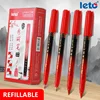 Leto Chinese style Calligraphy Brush tip Pen Black/Red/Gold for Student easy writing Markers Art School Supplies Stationery 6