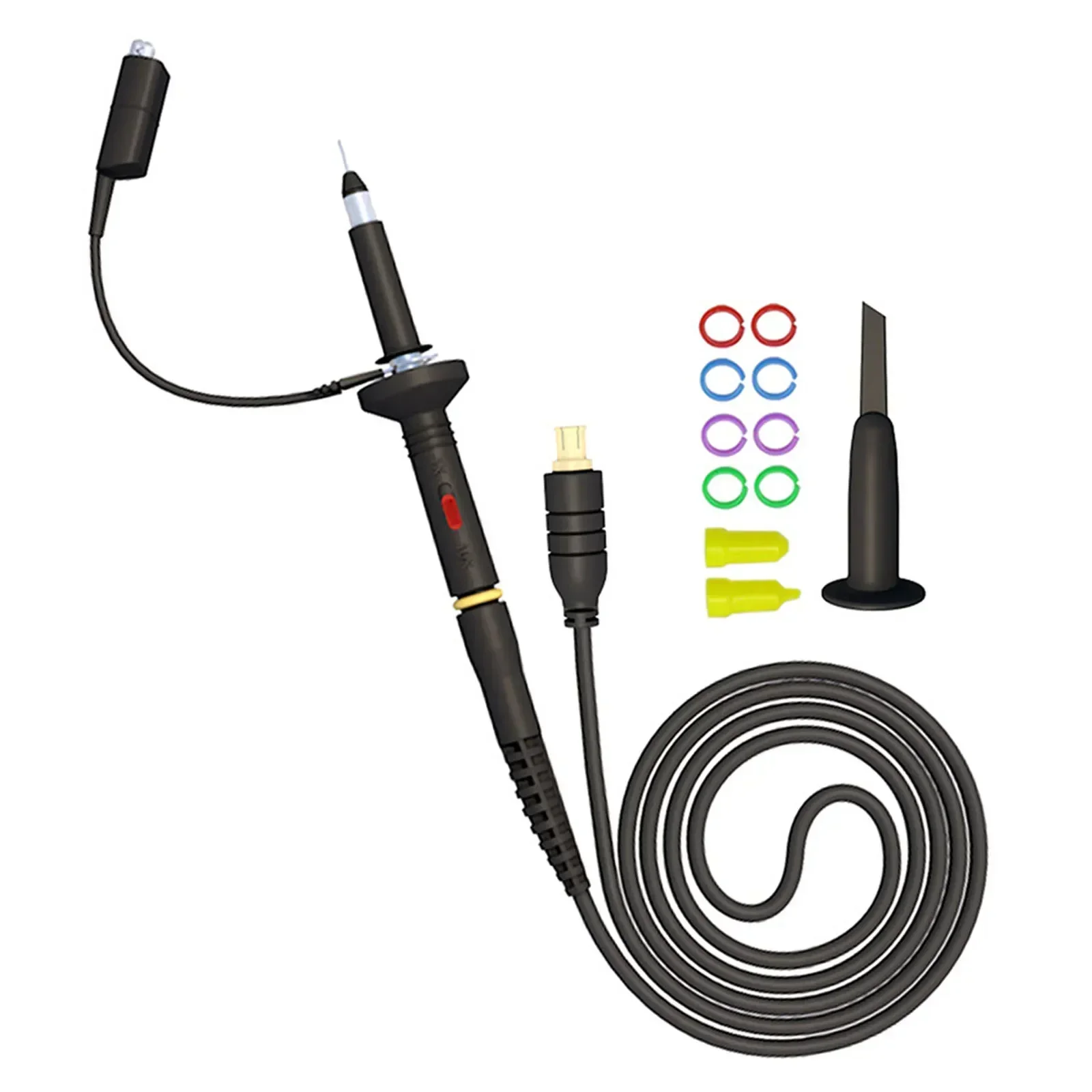 MCX Oscilloscope Probe Kit MCX-B For Portable Oscilloscope With Probe Clip Marking Ring Protective Cap Hook oscilloscope probe oscilloscope probe kit