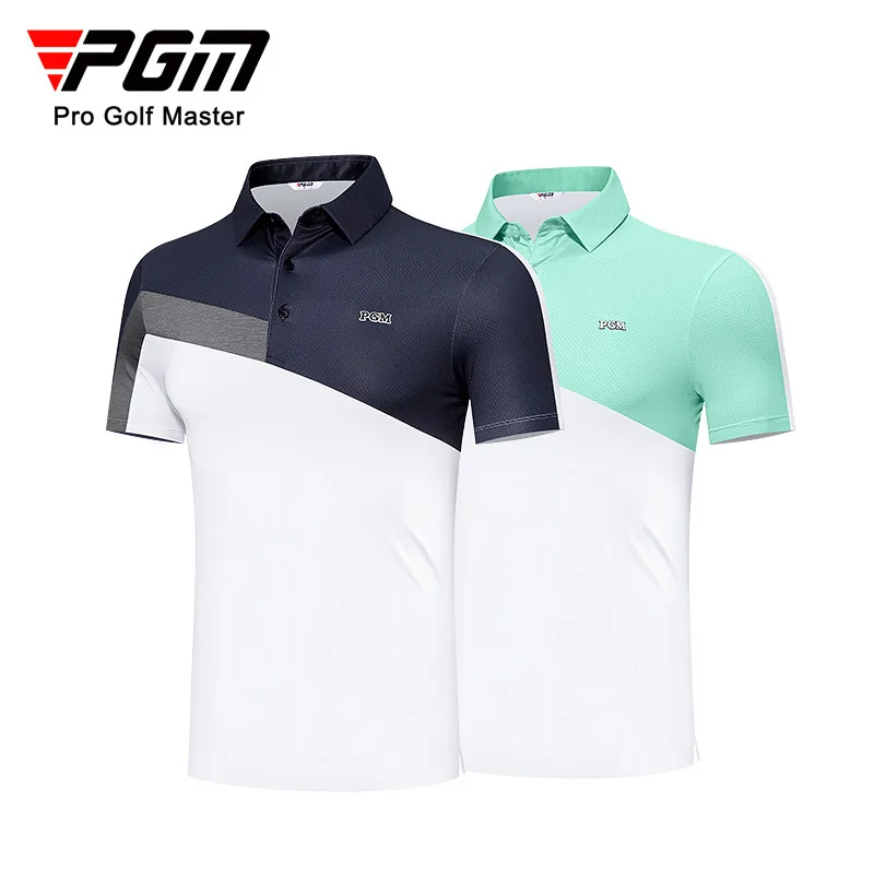 

Pgm Mannen Golf Korte Mouwen T-shirt Zomer Sport Polo Shirts Golf Kleding Mannen YF569