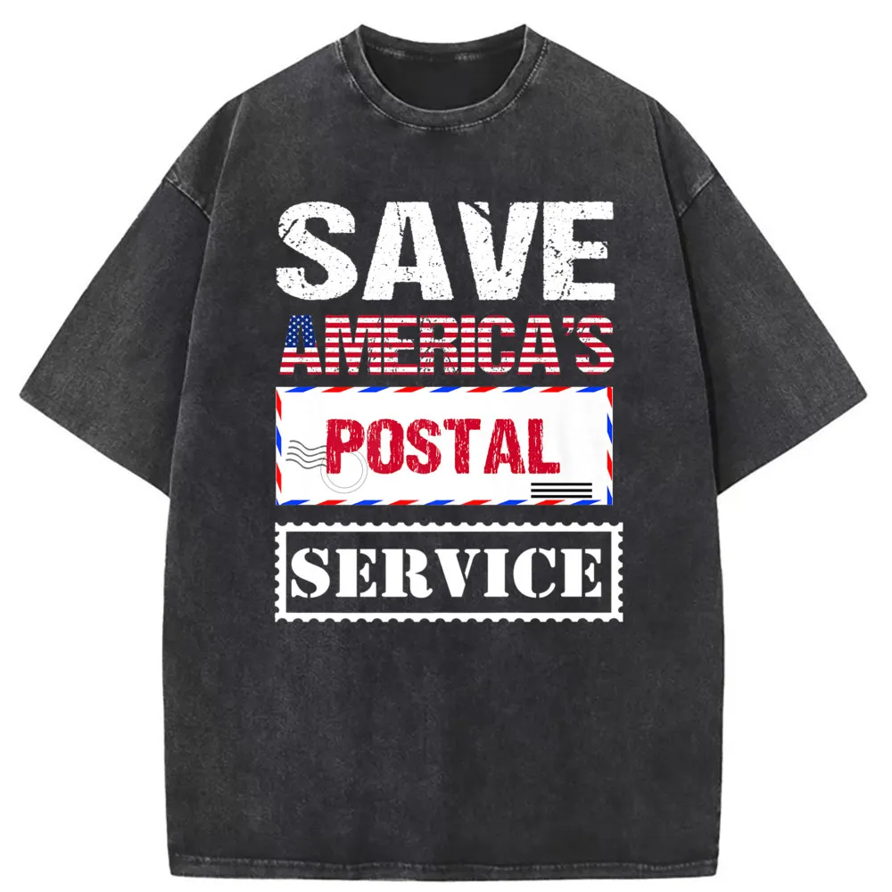 

Sweatshirts Posta Worker Save Americas Posta Service Post Office T Shirt Sportswears Mens Faddish Simple Style Summer Tshirt
