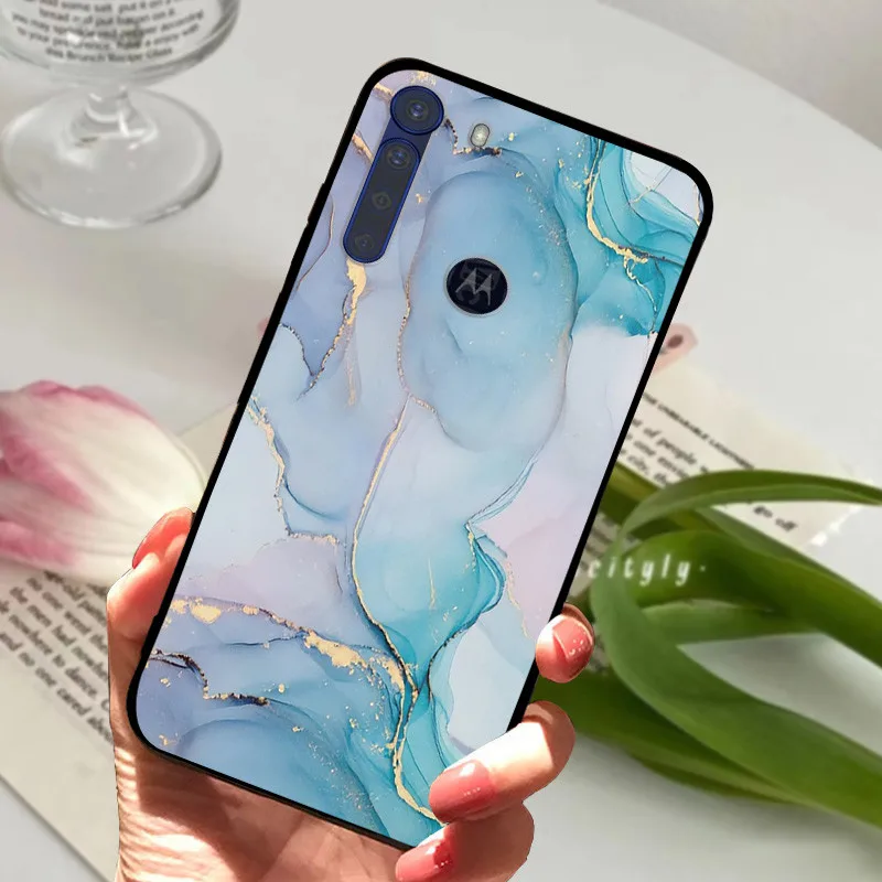 Marble Soft Silicone Protective Phone Case - Stylish Design