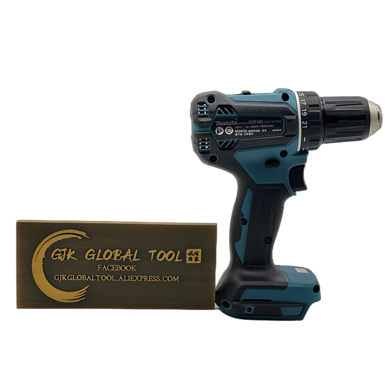 Makita DDF485 DDF485Z 18V brushless ropeless screwdriver diamond -original toolbox -strength 50 nm- only fuselage-with toolbox 6