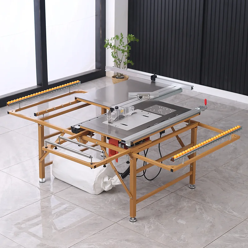 Luxury Woodworking Set Multi-functional Electric Panel Saw Table Push Table Saw Dustless Saw Precision Guide Rail