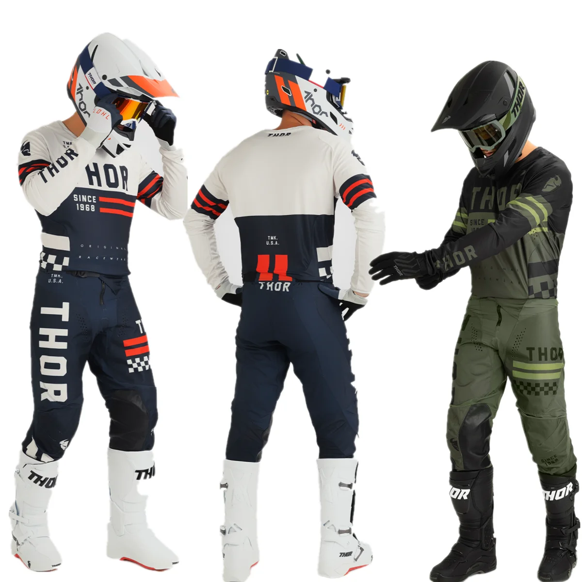 2024.04 TLD Racing MX Dirt Bike Combos Motocross Gear Set Dirt Bike Jersey Set Off Road Race Wear Moto Motorcycle Suit