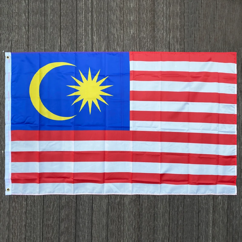 

Новый малазийский флаг xvggdg, 3 фута x 5 футов, подвесной Стандартный флаг из полиэстера, баннер