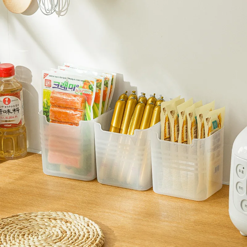 Refrigerator Storage Box Fridge Side Door Organizer Bin Kitchen Freezer Food Basket Container Home Organizer Case