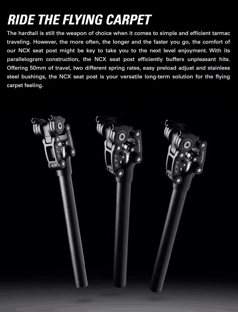 SR SUNTOUR NCX シートポスト 27.2×350mm ブラック Amazon.com : SR Suntour NCX Suspension Seatpost: 27.2 x