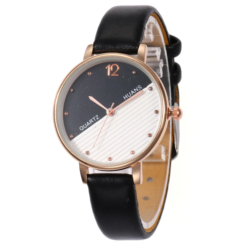 

Spliced intercolor women's Korean minimalist watch Fashion women's quartz watch woman watch