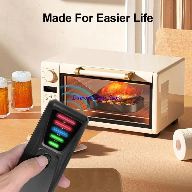 57BE EMF 미터 전자기 방사 측정기 5개의 LED가 있는 자기장 감지기