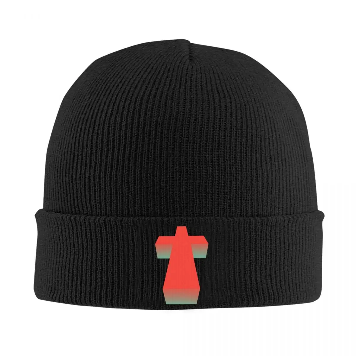 

Винтажная облегающая шапка с крестом для справедливости, зимняя теплая шапка унисекс, мужские вязаные шапки, лыжные шапочки для улицы, облегающие шапки для мужчин и женщин