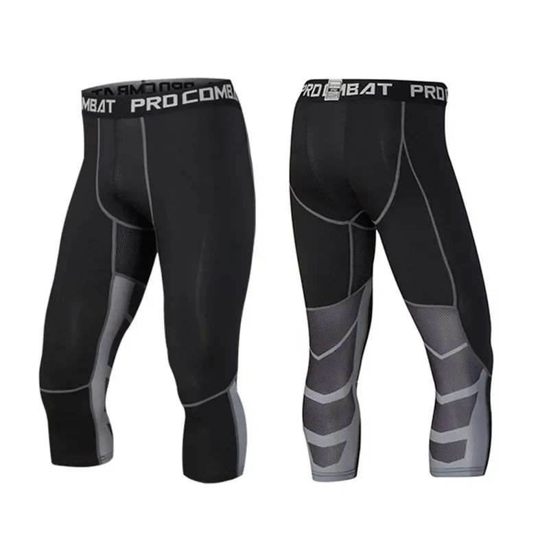 Men's Compression Pants Cycling Running Basketball Soccer Elasticity Sweatpants Fitness Tights Legging Trousers Rash Guard sports leggings compression pants