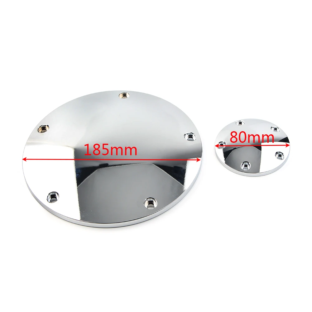 

5-Hole Smooth Domed Derby Timing Timer Cover for Harley Heritage Softail Road Glide Custom FLTRX & for '99-'17 Dyna