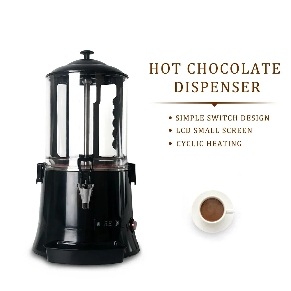 HomeWise 10L Hot Chocolate Dispenser Hot Drinks Dispensing Machine for Chocolate Milk Drinks Coffee Hot Beverages Mixing Maker 1