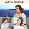 Men Gift Gold Wireless Headphones Bluetooth Earphone Stereo Headset with Build-in MIC with 3.5mm Jack for Xiaomi Samsung IPHONE 5
