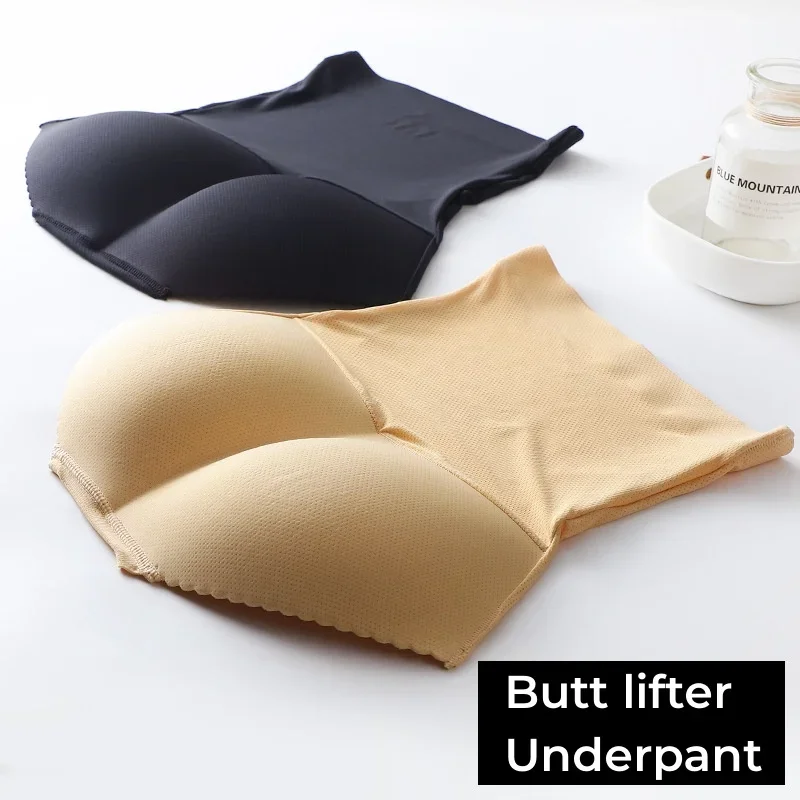 Padded Butt Lifter Underwear Body Shaper Women's Panties Butt Enhancer Push Up Panty High Waist Tummy Control Thin Breathable 2