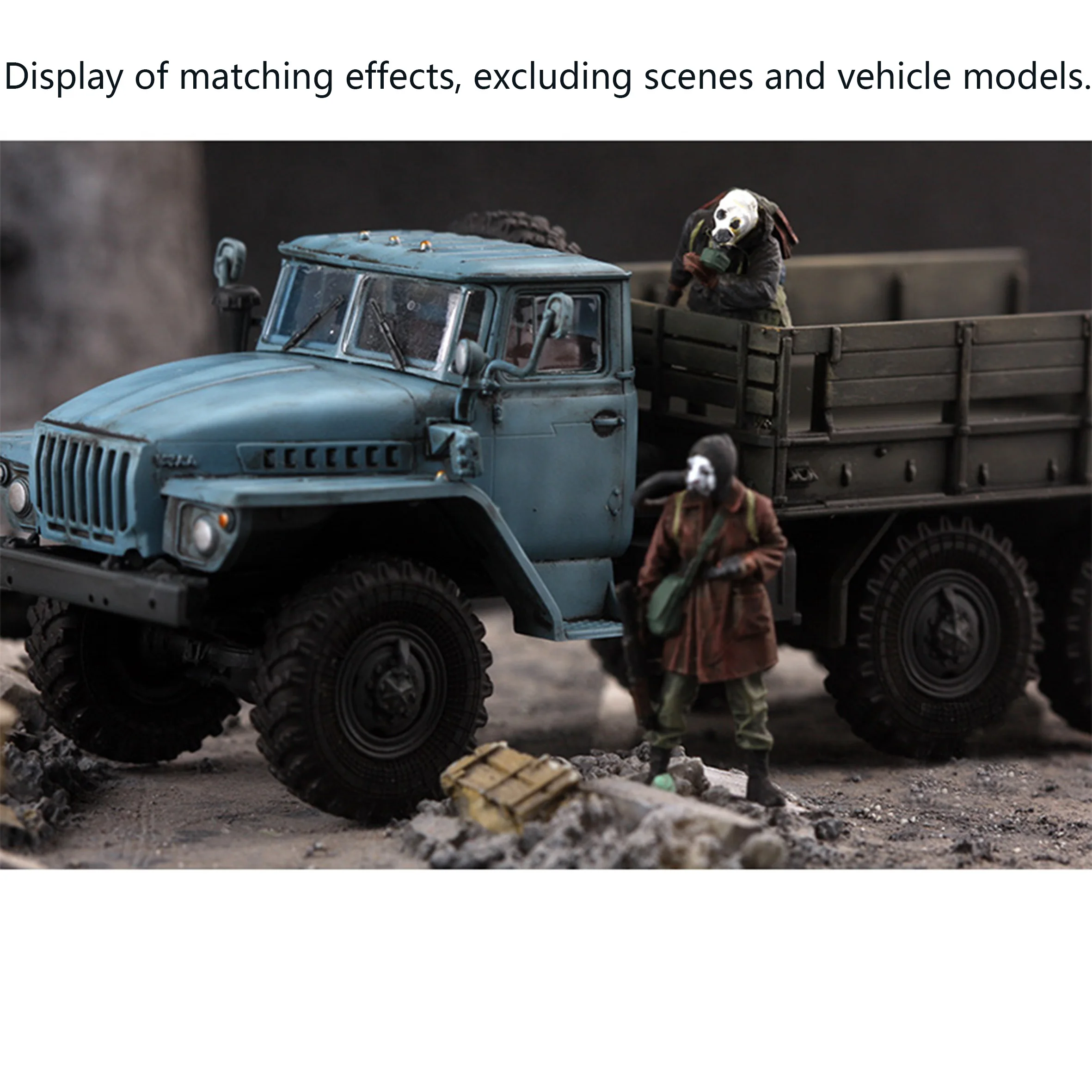 1/72 Chernobyl Chemical Defense Soldier Model (2 people) Finished colored soldier model