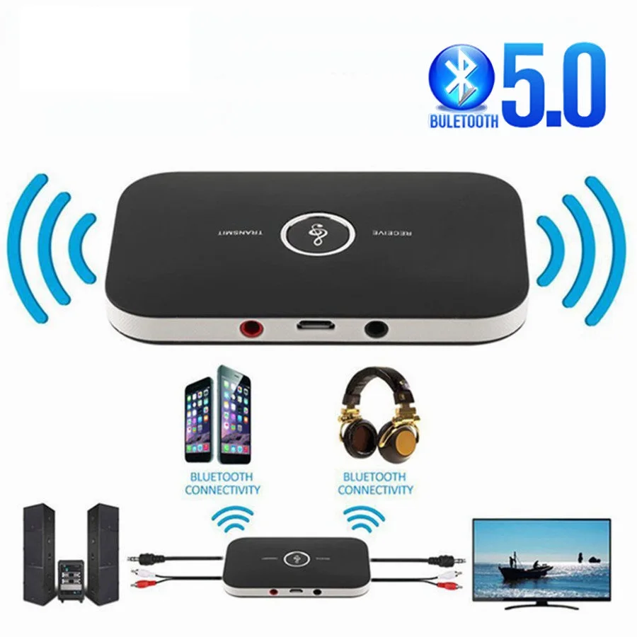 

USB Dongle Wireless Bluetooth Audio Receiver Transmitter Music Adapter for Car TV Speaker Phone Tablet PC Headphones MP3 MP4