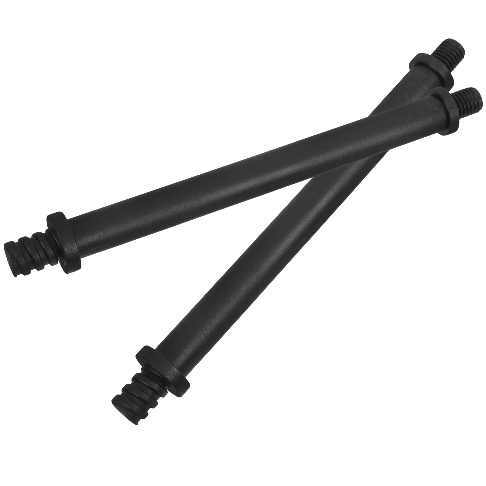 

2 Pcs Accessories Toilet Brush Plastic Rod Handle Replacement Connector Repair Kit Head Parts Pole Attachments