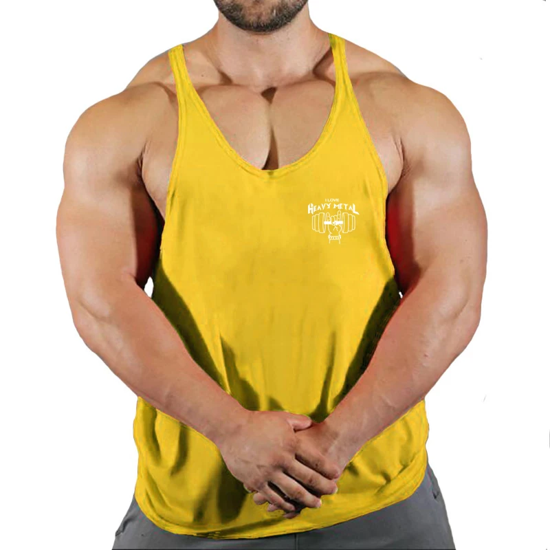 Description Picture 6 of itemMen's Fitness Vest Y2K Cotton Breathable Sports Vest Summer Gym Fitness Sleeveless Y Vest Men's Clothing Tank Top