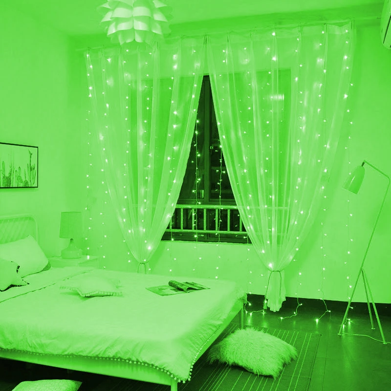 thumbnail image 1 of Guirnalda de luces LED para decoración de bodas, guirnalda de luces LED con control remoto por USB, para Navidad, hogar y dormitorio, 1 of 5