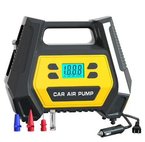 Car Tyre Inflator Air Compressor Dual Power 110V-230V AC/DC 12V Digital  Portable Electric Air Pump for Car Motorcycle Bicycle - AliExpress