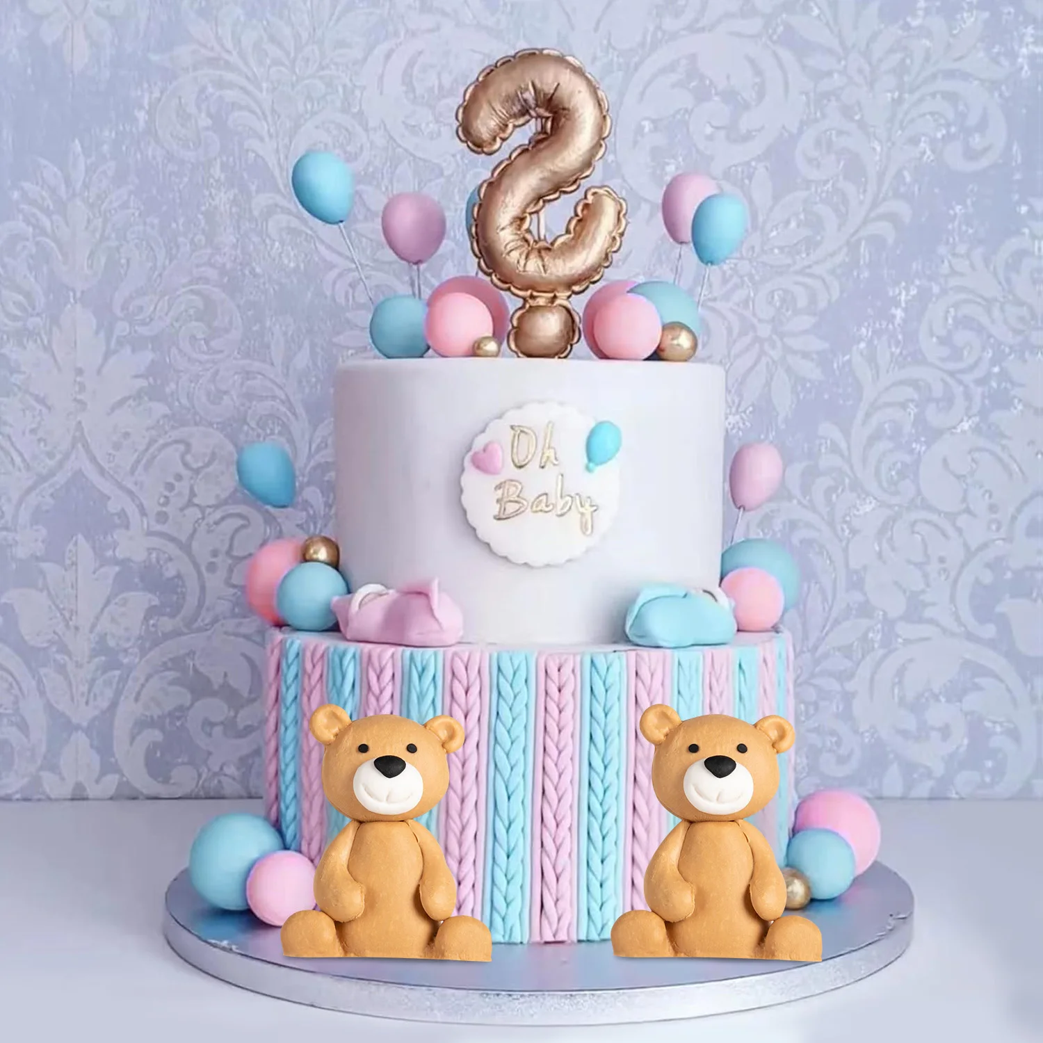 Gender Reveal Topper De Gâteau Girl Et Boy Révélation Du Genre Genre Révèle Décoration De