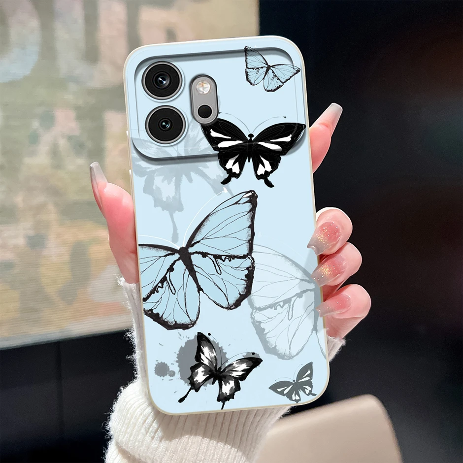 Vintage Rose Anti-Fall Camera Protection Slim Phone Case