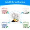 6/12/18/24PCS Activated Carbon Replacement Filters For Pet Automatic Drinking Fountain Battery Operated Cat Water Fountain 2