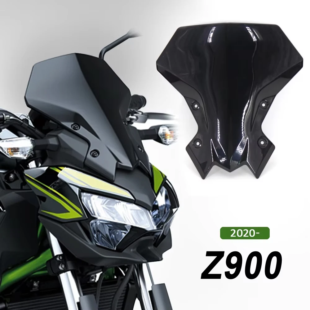 New For Kawasaki Z 900 Z900 Z650 Motorcycle Windshield Screen Visor Windscreen Double Bubble Wind Deflector