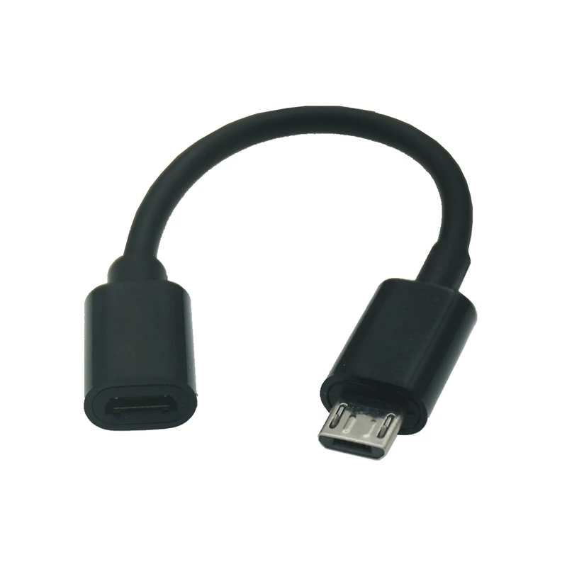 Cavo Adattatore Micro USB Maschio A USB Femmina OTG, 10cm, Nero, ComSys Nuovo - 2