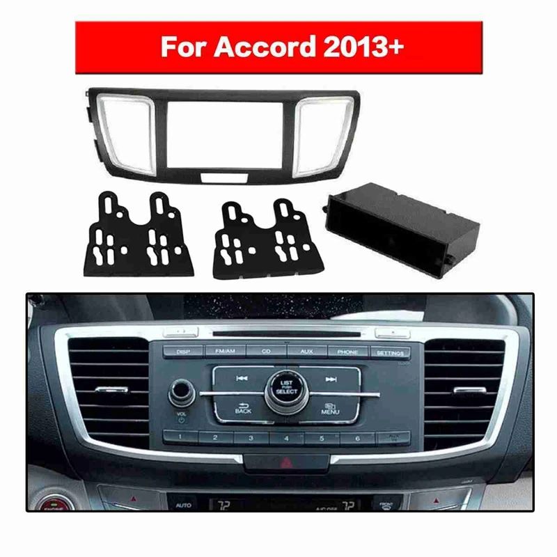 

Car Radio Stereo Single Double Din Dash Kits Panel For Honda Accord 2013-2017