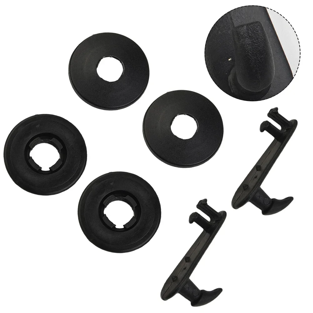 

2 Sets Car Floor Mat Clips Retention Holders Grips Carpet Fixing Clamps Buckles Anti-Skid Fastener Black Retainer Resistant